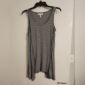 Black and white striped tank top (maternity)